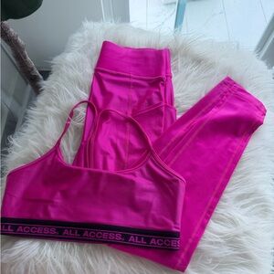 All Access Hot Pink Activewear Set